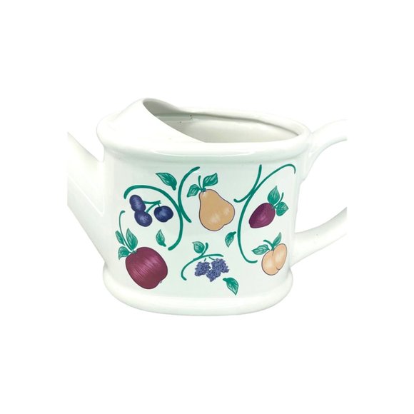 Orchard Medley by Princess House Vintage Ceramic Watering Pitcher - Picture 5 of 10